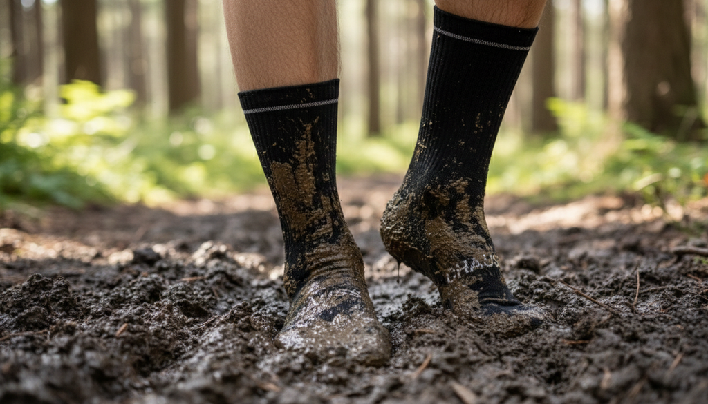 Chaussettes imperméables noir uni